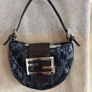 Beaded Fendi Croissant - Vintage